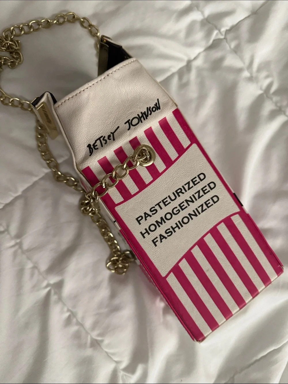Betsey Johnson Milk Carton bag - vintage retired